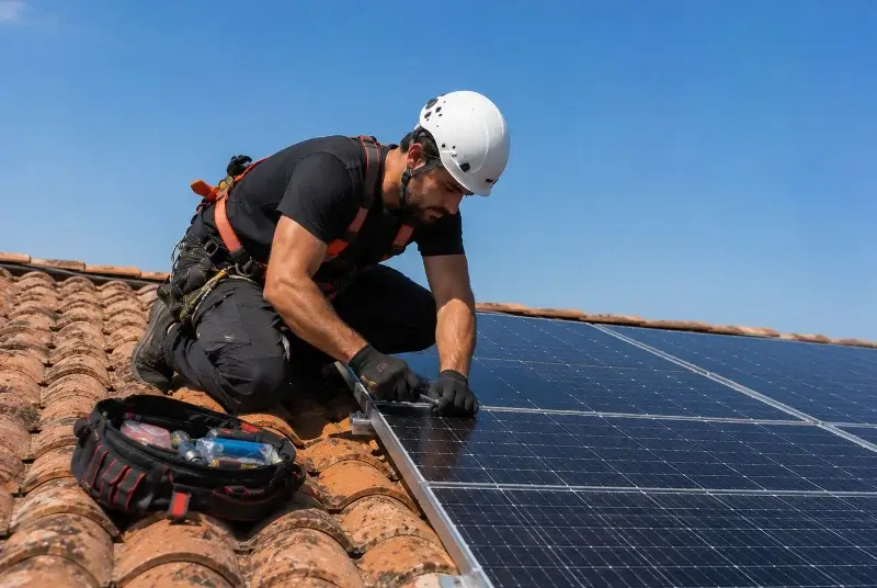 Maintenance et monitoring de panneaux solaires à Saissac