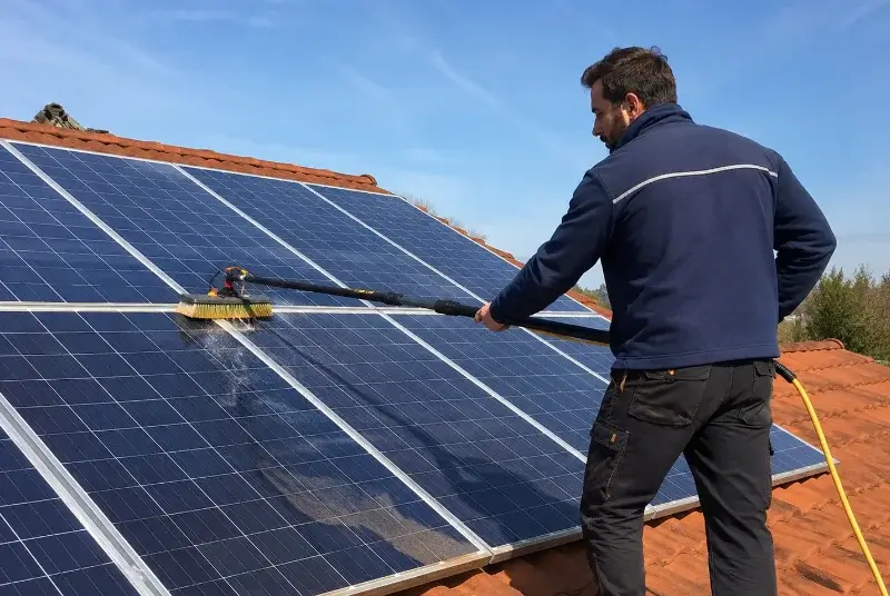 Nettoyage et entretien de panneaux solaires à Saissac